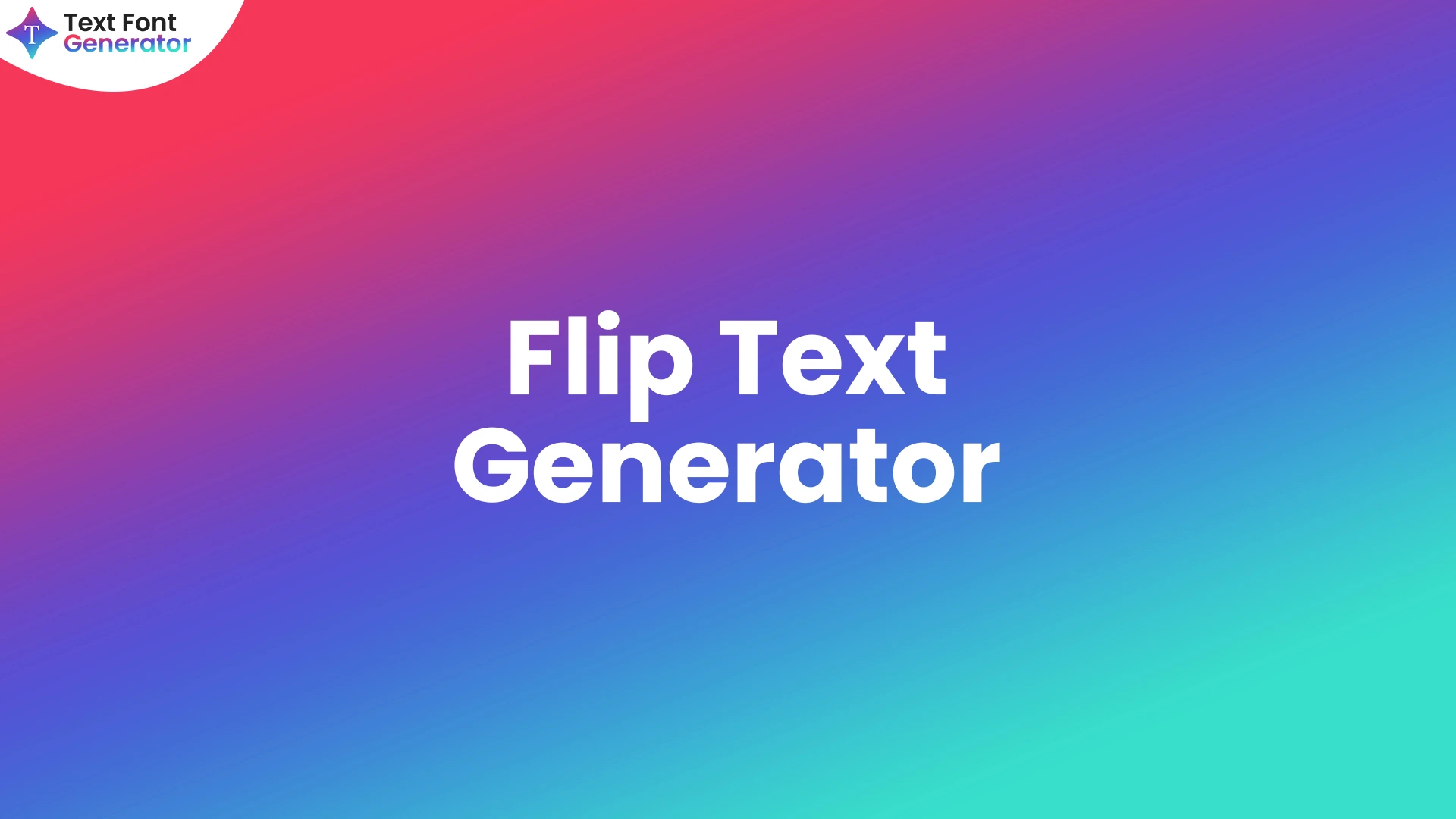 reversed flip text